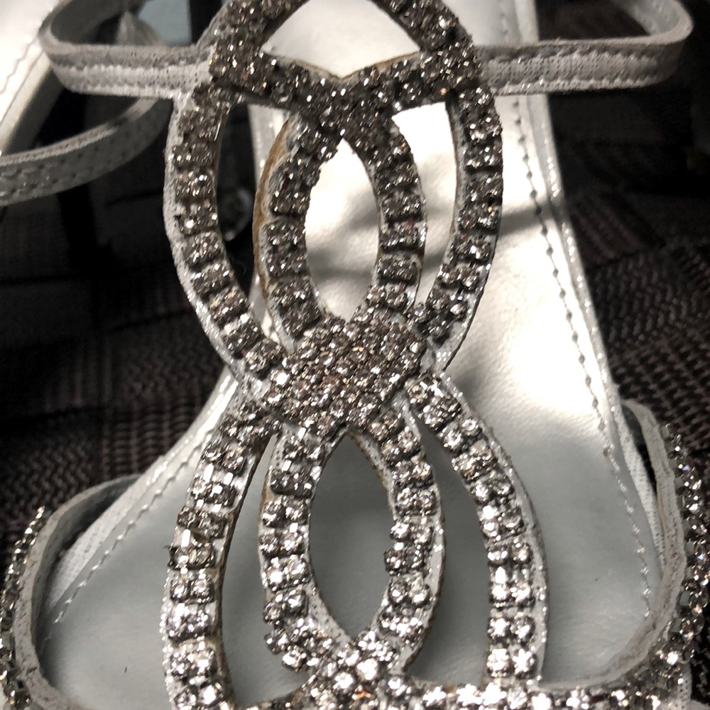 Worn only once!! Fancy dress up strappy heels